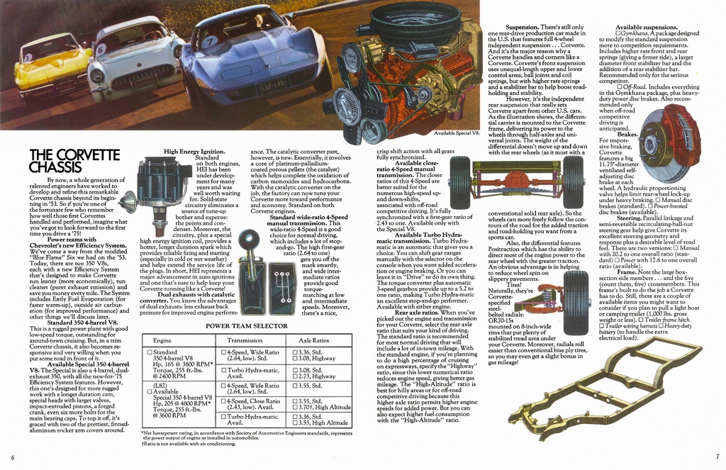 1975 Corvette Revised Brochure Page 5